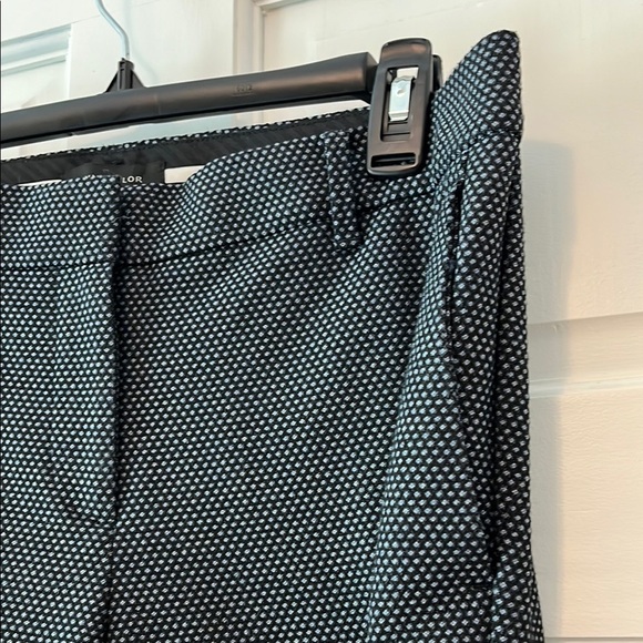 Ann Taylor Black and Blue Polka Dot Trouser Skinny Pants - Size 4 - Picture 4 of 14